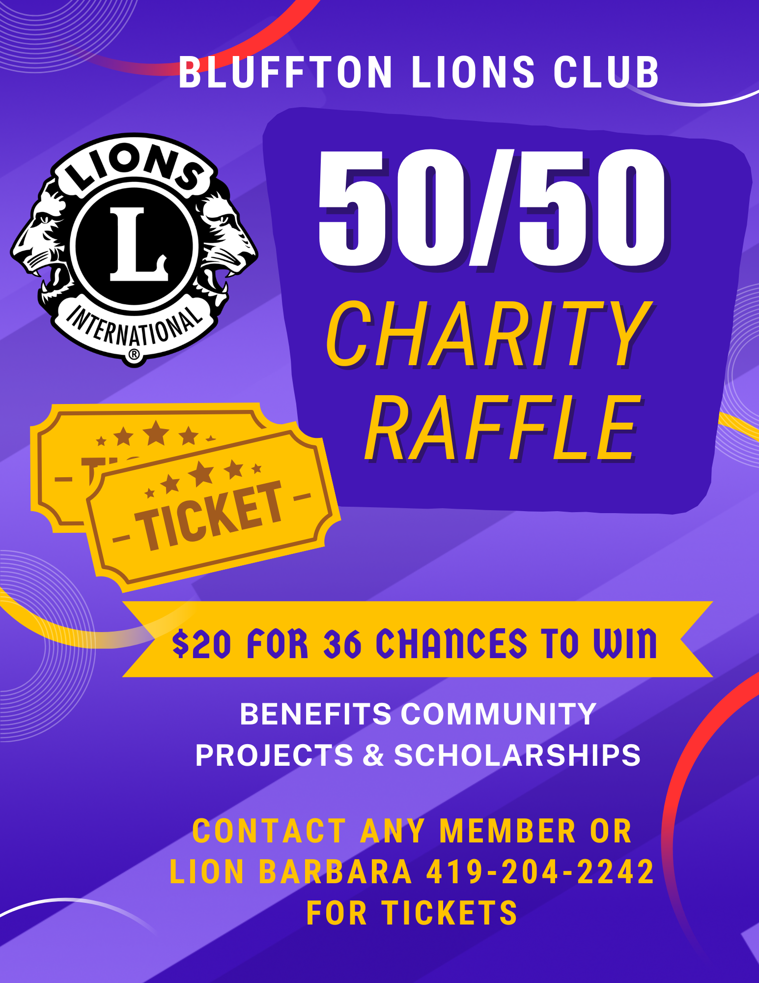 50/50 Charity Raffle